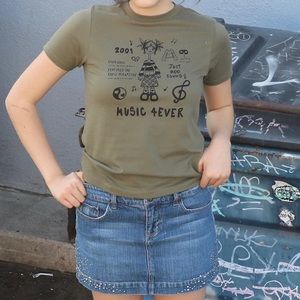 Radio Dolls “Music 4ever” baby tee